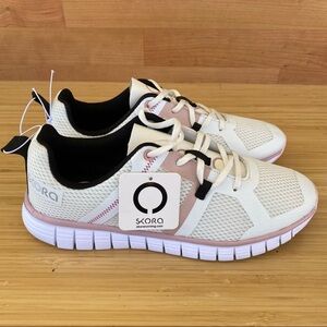New Without Box Skora Women's White and Pink Running Sneakers Size 10.5 038889